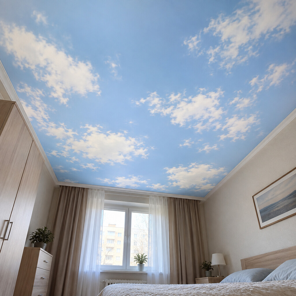 ceiling-13-print-economy Натяжные потолки с фотопечатью — Эконом — изображение 1